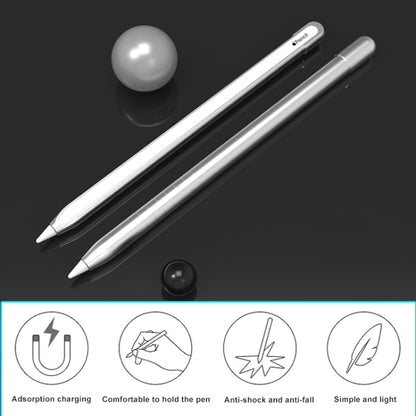 Metal Matte Non-slip Stylus Pen Protective Case for Apple Pencil 1 (Black) by buy2fix