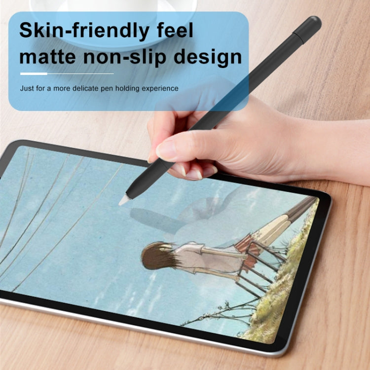 Metal Matte Non-slip Stylus Pen Protective Case for Apple Pencil 1 (Black) by buy2fix