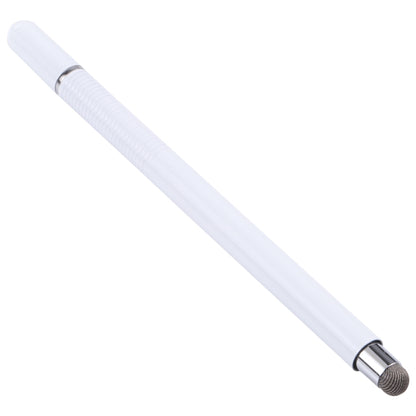 361 2 in 1 Universal Silicone Disc Nib Stylus Pen with Mobile Phone Writing Pen & Magnetic Cap(White) - Stylus Pen by buy2fix | Online Shopping UK | buy2fix