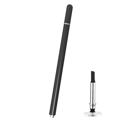 Universal Nano Disc Nib Capacitive Stylus Pen with Magnetic Cap & Spare Nib (Black) - Stylus Pen by buy2fix | Online Shopping UK | buy2fix