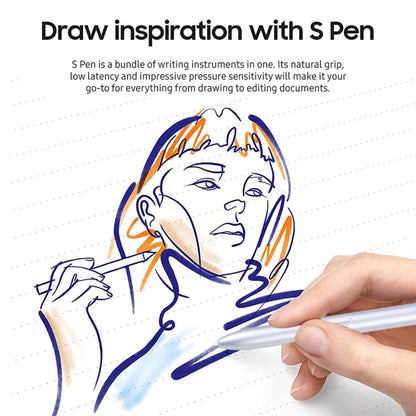 High Sensitivity Stylus Pen For Samsung Galaxy Tab S7/S7+/S7 FE/S8/S8+/S8 Ultra/S9/S9+/S9 Ultra/S10/S10+/S10 Ultra (Silver) - Stylus Pen by buy2fix | Online Shopping UK | buy2fix