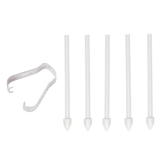 6 in 1 Universal Stylus Pen Replacement Pencil Tips For Samsung Galaxy Tab S8 / S7 / S6 / Galaxy Note20 / Note10 / S23 Ultra / S22 Ultra(White) - Pencil Accessories by buy2fix | Online Shopping UK | buy2fix