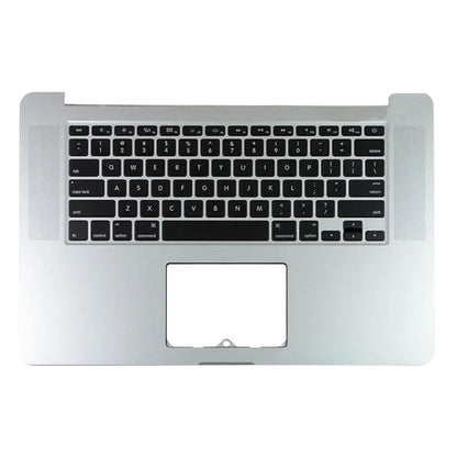 For Macbook Pro 15 A1398 2013 2014 US Keyboard with C Shell (Silver) - Keyboard by buy2fix | Online Shopping UK | buy2fix
