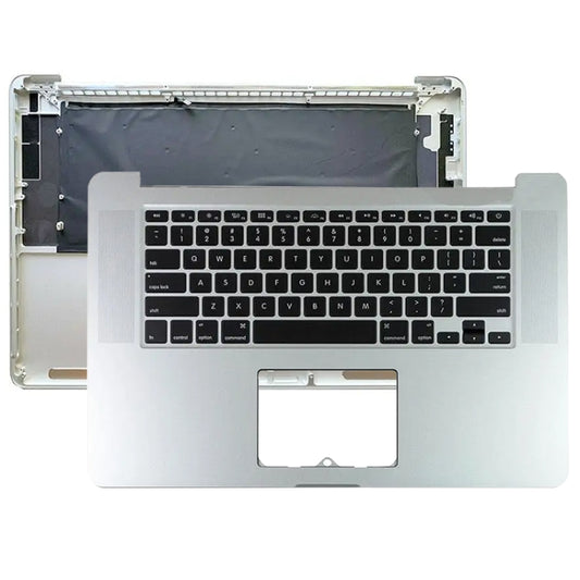For Macbook Pro 15 A1398 2013 2014 US Keyboard with C Shell (Silver) - Keyboard by buy2fix | Online Shopping UK | buy2fix