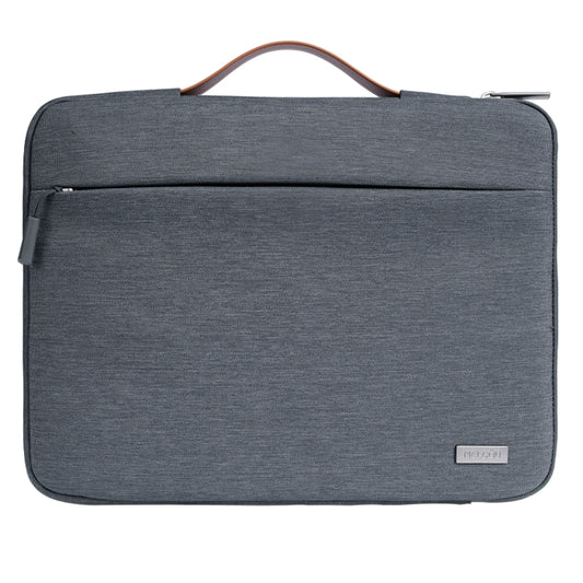 For 14 inch Laptop Zipper Waterproof Handheld Sleeve Bag (Grey) by buy2fix