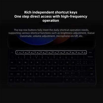 Original For Xiaomi Pad 6S Pro Keyboard Protective Leather Case (Black) - Xiaomi Keyboard by Xiaomi | Online Shopping UK | buy2fix