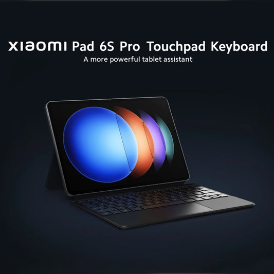 Original For Xiaomi Pad 6S Pro Intelligent Touch Pad Keyboard (Black) - For Xiaomi by Xiaomi | Online Shopping UK | buy2fix