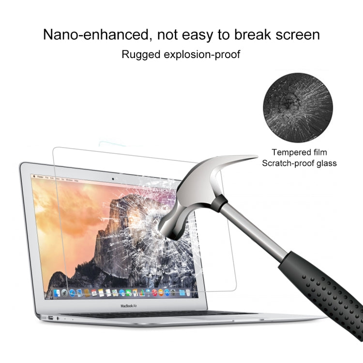 9H Surface Hardness HD Explosion-proof Tempered Glass Film for Macbook Pro 13.3 inch with Touch Bar (A1706) by buy2fix