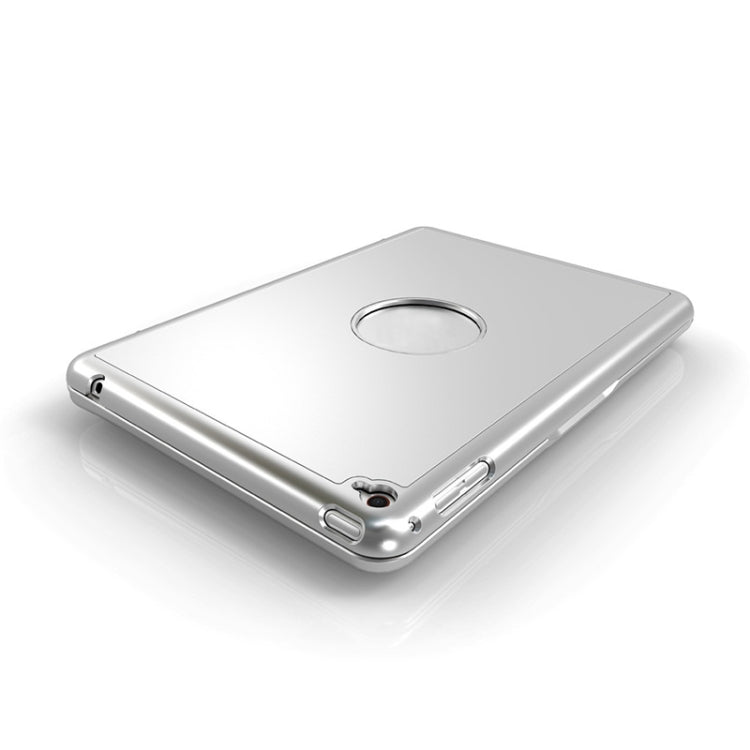 F8SM+ Laptop Version Colorful Backlit Aluminum Alloy Bluetooth Keyboard Tablet Case For iPad mini 4 / mini 5(Silver) - For iPad mini by buy2fix | Online Shopping UK | buy2fix