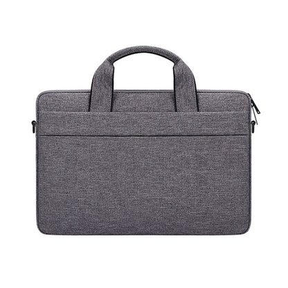 ST03S 15.6 inch Double Side Pockets Wearable Oxford Cloth Soft Handle Portable Laptop Tablet Bag(Deep Space Gray) by buy2fix