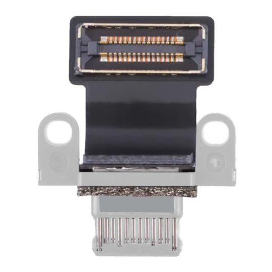 For Macbook Pro 14 2023 A2779 821-03084-A Charging Port Flex Cable (Silver)