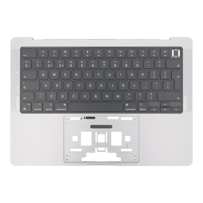 For MacBook Pro 14 inch 2021 A2442 / 2023 A2779 Big Enter Version UK Keyboard with C Shell (Silver) - Keyboard by buy2fix | Online Shopping UK | buy2fix