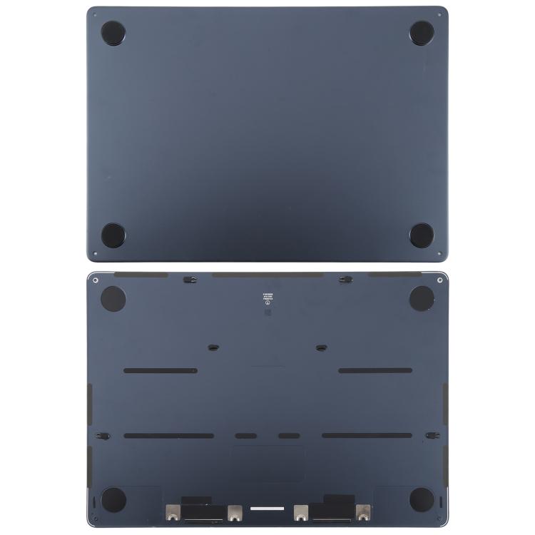 For MacBook Air 13.6 inch A3113 2024 EMC8611 Computer Case Bottom Cover (Midnight) - Bottom Cover by buy2fix | Online Shopping UK | buy2fix