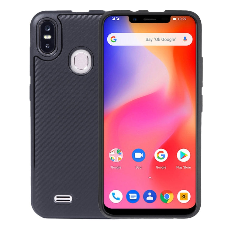 Carbon Fiber Texture TPU Protective Case for Ulefone S10 Pro (Black) by buy2fix