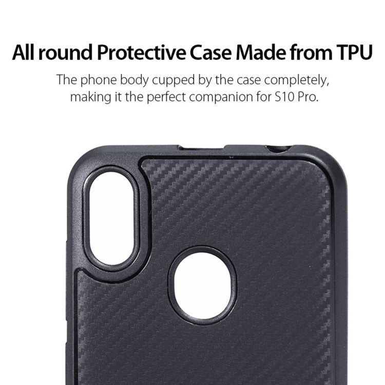 Carbon Fiber Texture TPU Protective Case for Ulefone S10 Pro (Black) by buy2fix