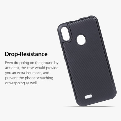 Carbon Fiber Texture TPU Protective Case for Ulefone S10 Pro (Black) by buy2fix