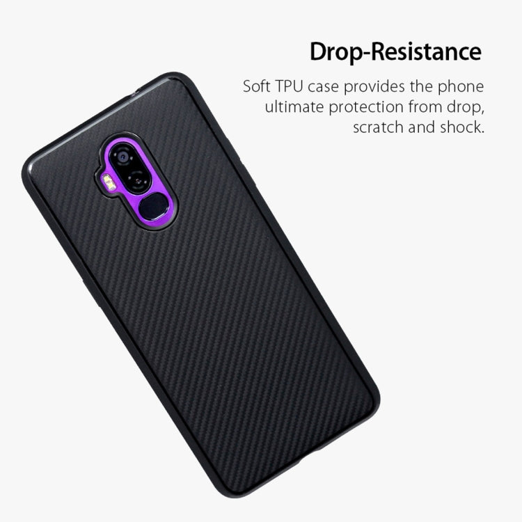 Shockproof Carbon Fiber Texture TPU Case for ULEFONG P6000 Plus / Power L3 (Black) - More Brand by buy2fix | Online Shopping UK | buy2fix
