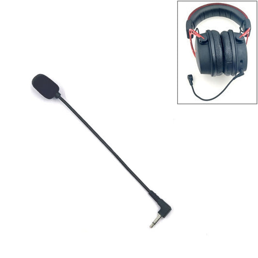 ZJ033MR-03 17cm Mono 3.5mm Angle Head Plug Gaming Headset Sound Card Live Microphone by buy2fix