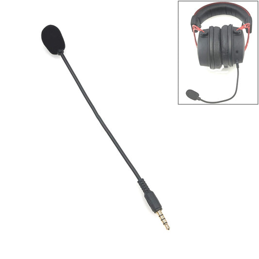 ZJ033MR-03 19cm 4 Level Pin 3.5mm Straight Plug Gaming Headset Sound Card Live Microphone - Microphone by buy2fix | Online Shopping UK | buy2fix