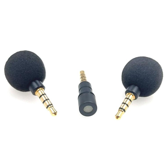 ZJ040MR 4 Level Pin 3.5mm Mobile Phone Tablet Laptop Electronic Equipment Mini Straight Microphone - Microphone by buy2fix | Online Shopping UK | buy2fix