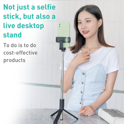 R1 Multifunctional Bluetooth Tripod Selfie Stick (White) - Selfie Sticks by buy2fix | Online Shopping UK | buy2fix