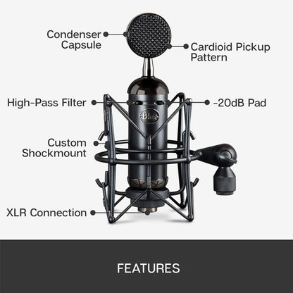 Logitech Blue Spark SL Network K Song Anchor Equipment Condenser Recording Microphone by Logitech