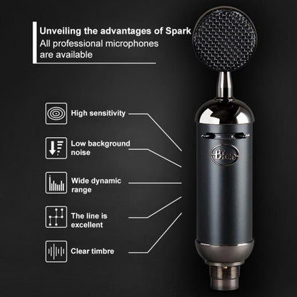 Logitech Blue Spark SL Network K Song Anchor Equipment Condenser Recording Microphone by Logitech