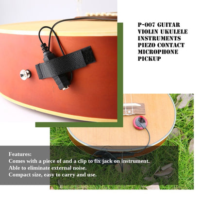 For Wooden Guitar Pasteable Multifunctional Sound Pickup - String Instrument Accessories by buy2fix | Online Shopping UK | buy2fix