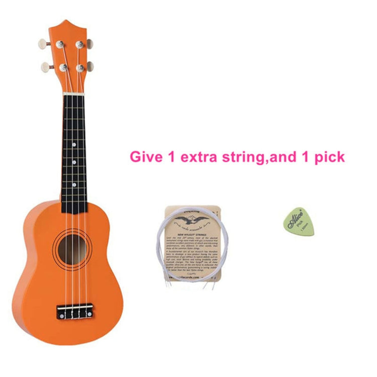 HM100 21 inch Basswood Ukulele Children Musical Enlightenment Instrument(Orange) - String Instrument Accessories by buy2fix | Online Shopping UK | buy2fix