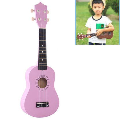 HM100 21 inch Basswood Ukulele Children Musical Enlightenment Instrument(Pink) - String Instrument Accessories by buy2fix | Online Shopping UK | buy2fix