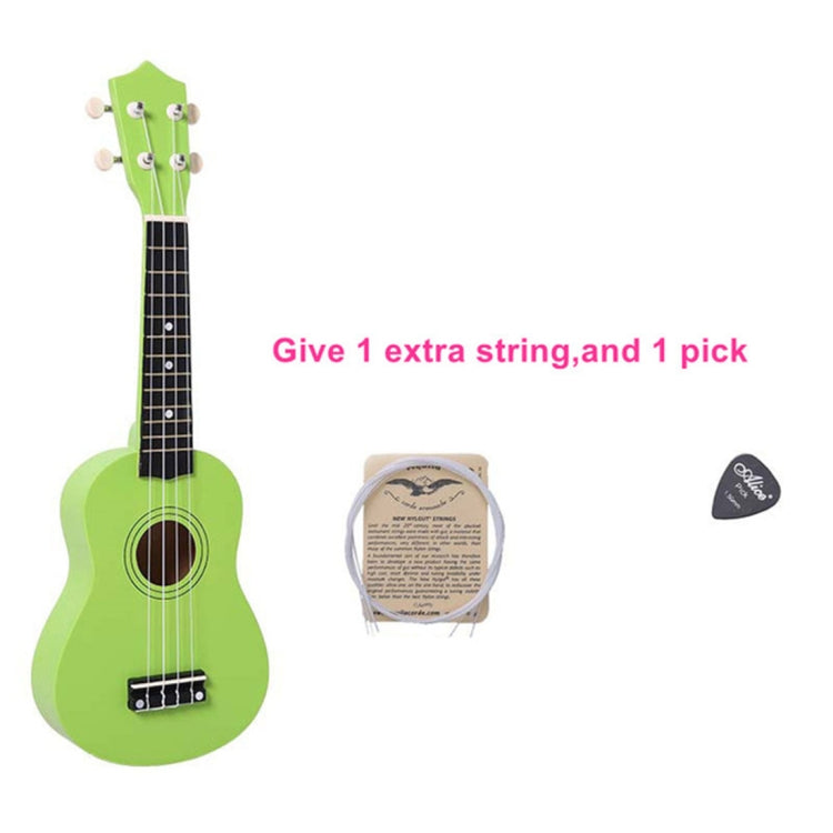 HM100 21 inch Basswood Ukulele Children Musical Enlightenment Instrument(Green) - String Instrument Accessories by buy2fix | Online Shopping UK | buy2fix