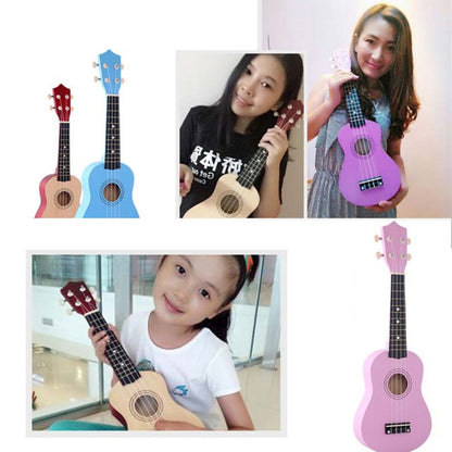 HM100 21 inch Basswood Ukulele Children Musical Enlightenment Instrument(Green) - String Instrument Accessories by buy2fix | Online Shopping UK | buy2fix