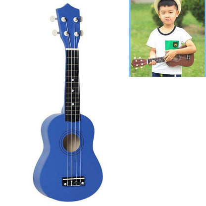 HM100 21 inch Basswood Ukulele Children Musical Enlightenment Instrument(Blue) - String Instrument Accessories by buy2fix | Online Shopping UK | buy2fix
