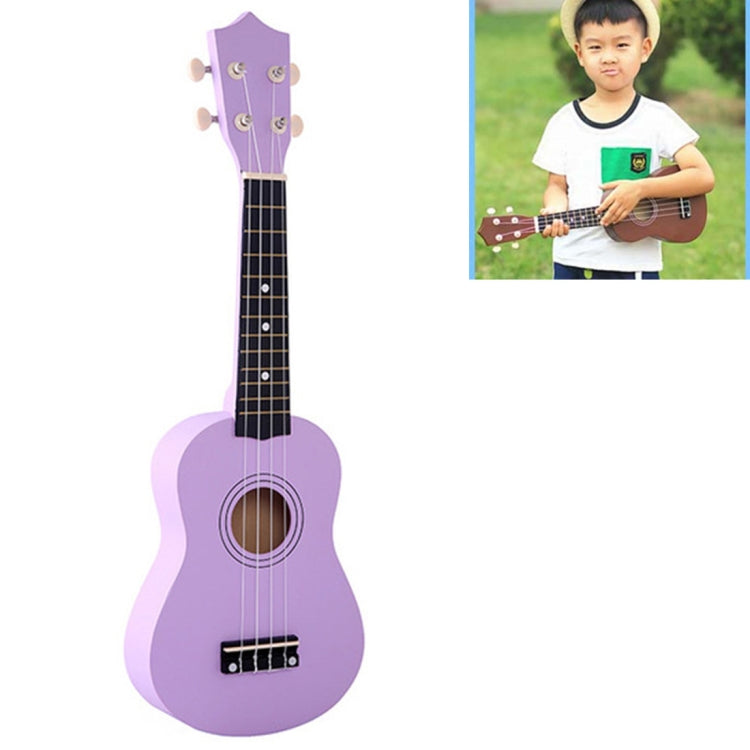 HM100 21 inch Basswood Ukulele Children Musical Enlightenment Instrument(Purple) - String Instrument Accessories by buy2fix | Online Shopping UK | buy2fix
