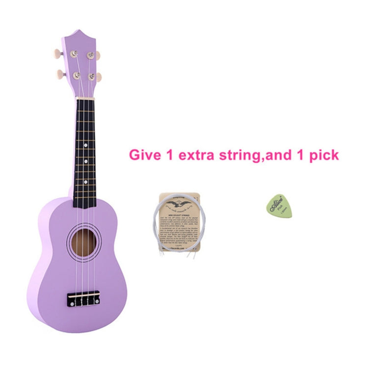 HM100 21 inch Basswood Ukulele Children Musical Enlightenment Instrument(Purple) - String Instrument Accessories by buy2fix | Online Shopping UK | buy2fix