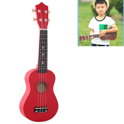 HM100 21 inch Basswood Ukulele Children Musical Enlightenment Instrument(Red) - String Instrument Accessories by buy2fix | Online Shopping UK | buy2fix