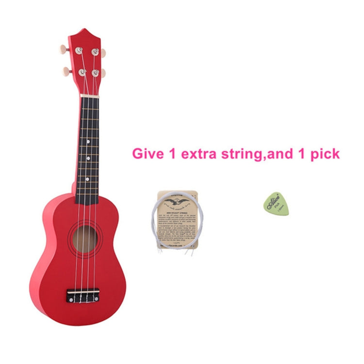 HM100 21 inch Basswood Ukulele Children Musical Enlightenment Instrument(Red) - String Instrument Accessories by buy2fix | Online Shopping UK | buy2fix