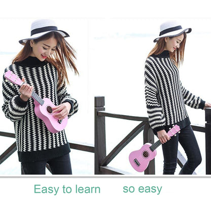 HM100 21 inch Basswood Ukulele Children Musical Enlightenment Instrument(Red) - String Instrument Accessories by buy2fix | Online Shopping UK | buy2fix