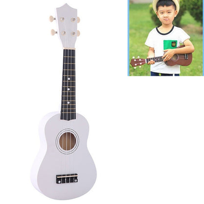 HM100 21 inch Basswood Ukulele Children Musical Enlightenment Instrument(White) - String Instrument Accessories by buy2fix | Online Shopping UK | buy2fix