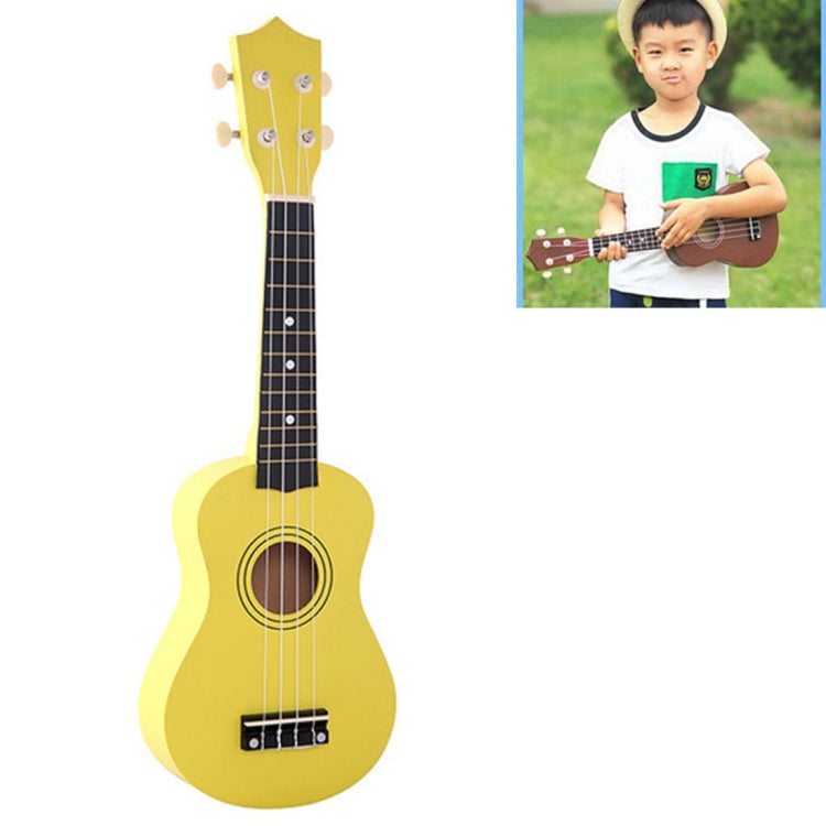 HM100 21 inch Basswood Ukulele Children Musical Enlightenment Instrument(Yellow) - String Instrument Accessories by buy2fix | Online Shopping UK | buy2fix
