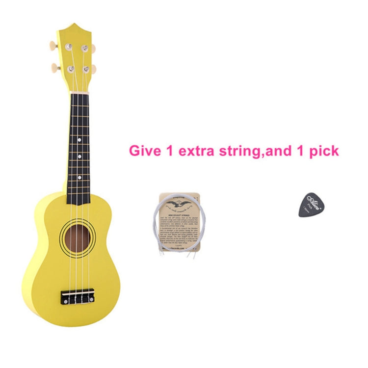 HM100 21 inch Basswood Ukulele Children Musical Enlightenment Instrument(Yellow) - String Instrument Accessories by buy2fix | Online Shopping UK | buy2fix