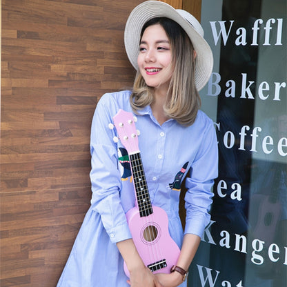 HM100 21 inch Basswood Ukulele Children Musical Enlightenment Instrument(Yellow) - String Instrument Accessories by buy2fix | Online Shopping UK | buy2fix