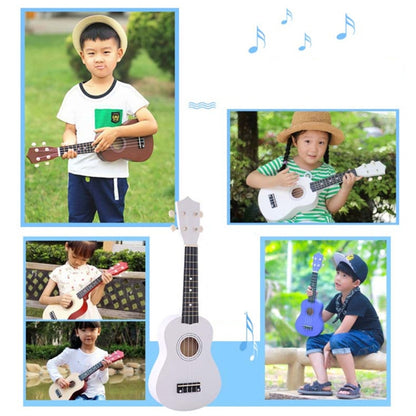 HM100 21 inch Basswood Ukulele Children Musical Enlightenment Instrument(Yellow) - String Instrument Accessories by buy2fix | Online Shopping UK | buy2fix