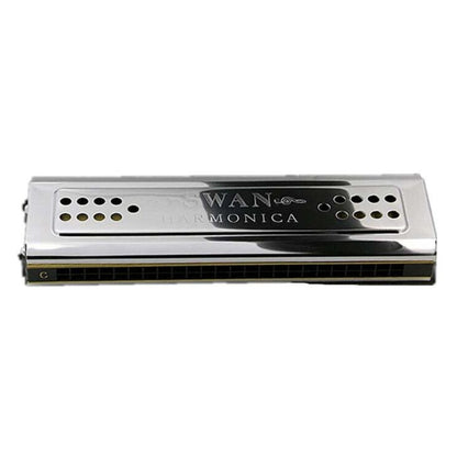 Swan SW24-12A 24-holes Double-sided Harmonica Beginner Polyphony Box Adult Children Beginners Performance - Wind Instrument Accessories by buy2fix | Online Shopping UK | buy2fix