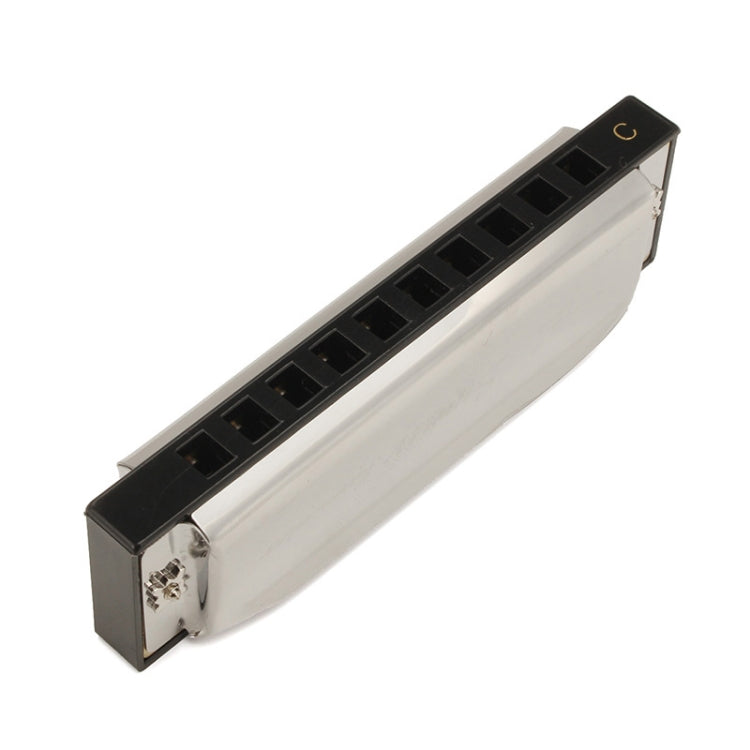 Swan SW1020-7 10 Holes Diatonic Blues Harp Harmonica Adult Student Children Beginner Instruments by buy2fix