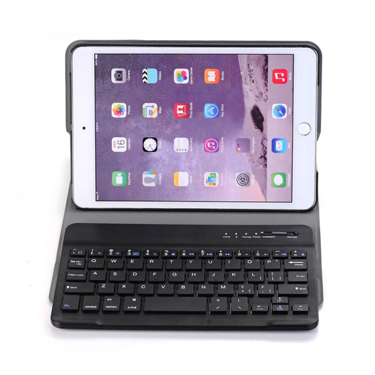 A03 for iPad mini 3 / 2 / 1 Universal Ultra-thin ABS Horizontal Flip Tablet Case + Bluetooth Keyboard(Blue) - For iPad mini by buy2fix | Online Shopping UK | buy2fix