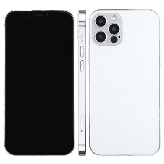 For iPhone 12 Pro Max Black Screen Non-Working Fake Dummy Display Model(Silver)