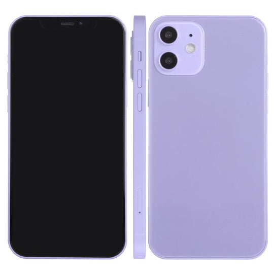 For iPhone 12 Black Screen Non-Working Fake Dummy Display Model (Purple)