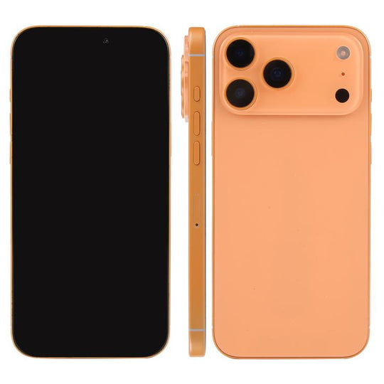 For iPhone 17 Pro Max Black Screen Non-Working Fake Dummy Display Model (Orange)