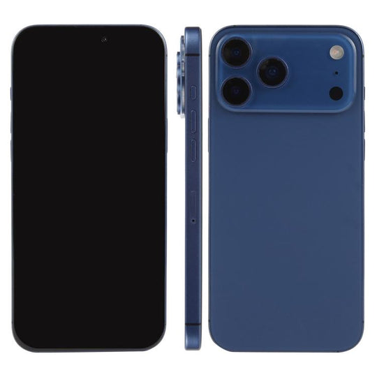 For iPhone 17 Pro Max Black Screen Non-Working Fake Dummy Display Model (Blue)